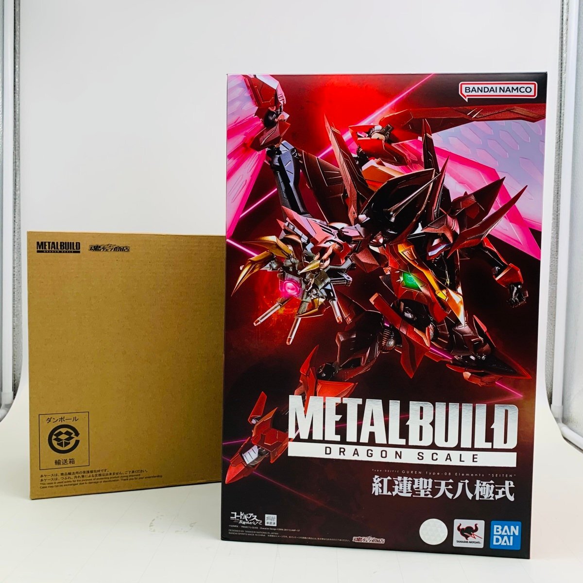 中古品 METAL BUILD DRAGON SCALE コードギアス 反逆のルルーシュR2 紅蓮聖天八極式_画像8