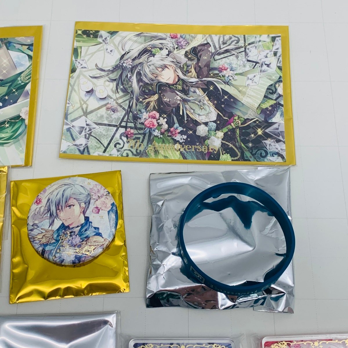 中古品 アイドリッシュセブン アイナナEXPO 7th Anniversary ポストカード 缶バッジ アクリルブロック等 グッズ まとめ IDOLiSH7の画像7