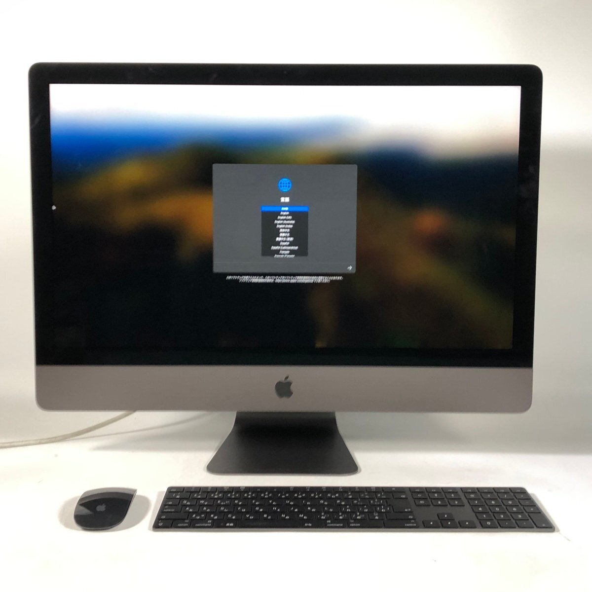 動作確認済み iMac Pro Retina 5K 27インチ (Late 2017) 8-Core Xeon 3.2GHz/32GB/SSD 1TB スペースグレイ MQ2Y2J/Aの画像1