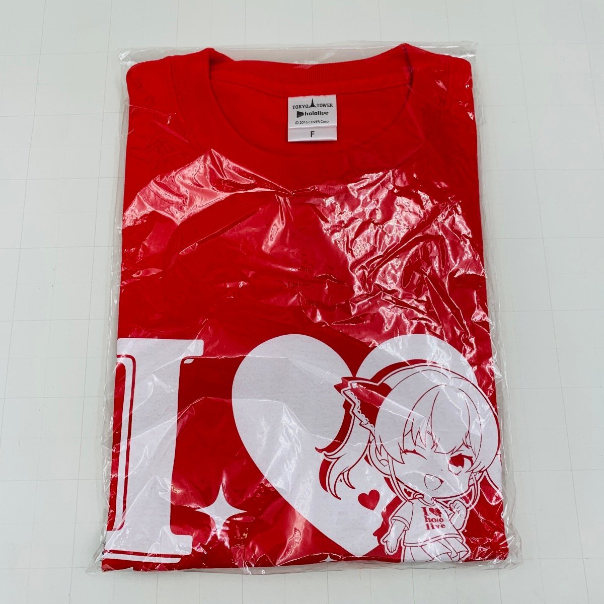 新品未開封 東京タワー×ホロライブ 宝鐘マリン Tシャツ 宝鐘マリン フリーサイズ_画像1