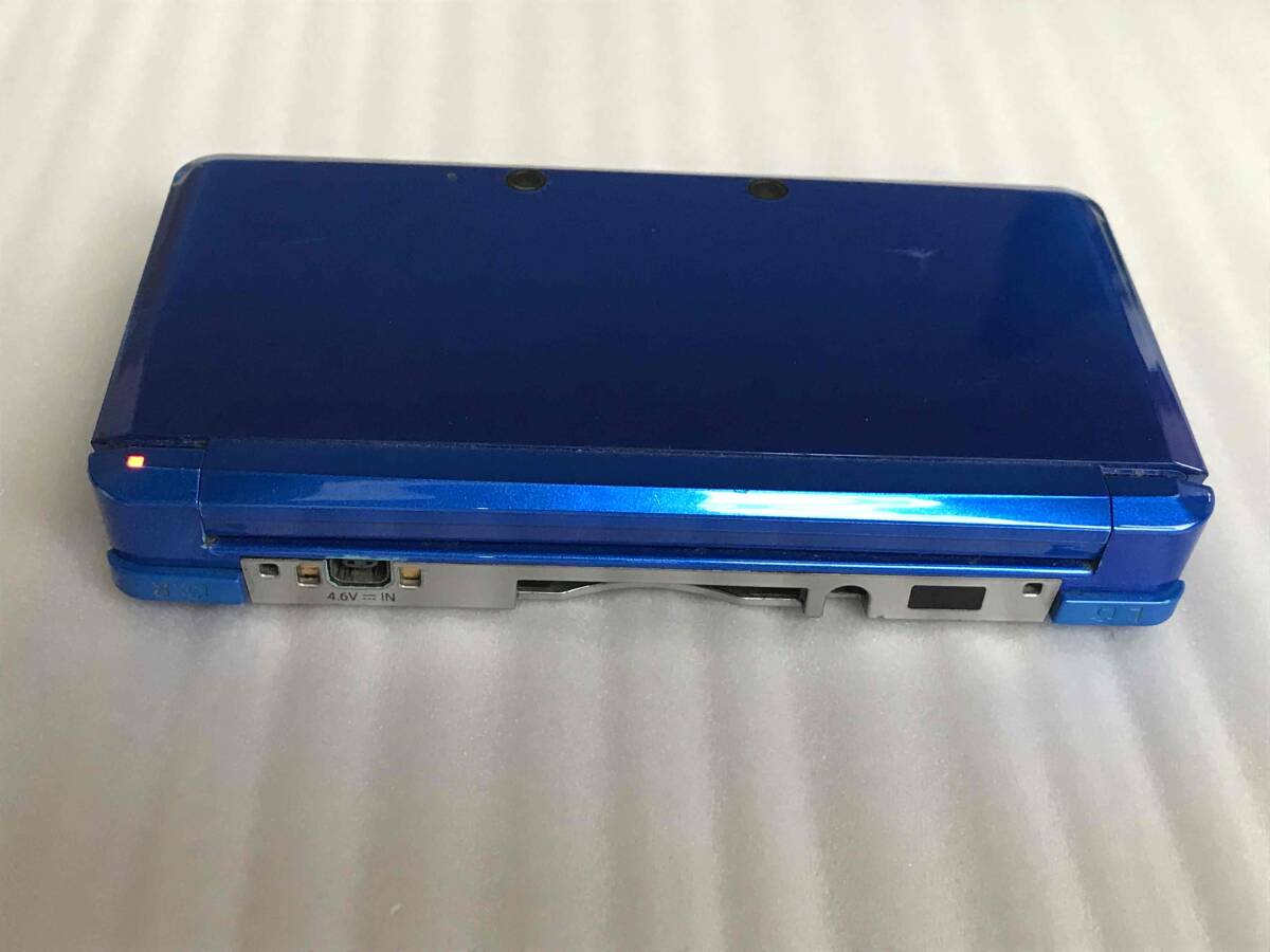 ★ニンテンドー3DS コバルトブルー 動作品 本体 タッチペン 充電ケーブル 付属 Nintendo 3DS ニンテンドー Ds 任天堂★_画像5
