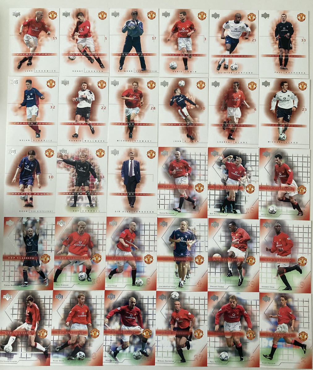 upper deck 2001-2002 Manchester United トレーディングカード　135枚コンプ_画像3