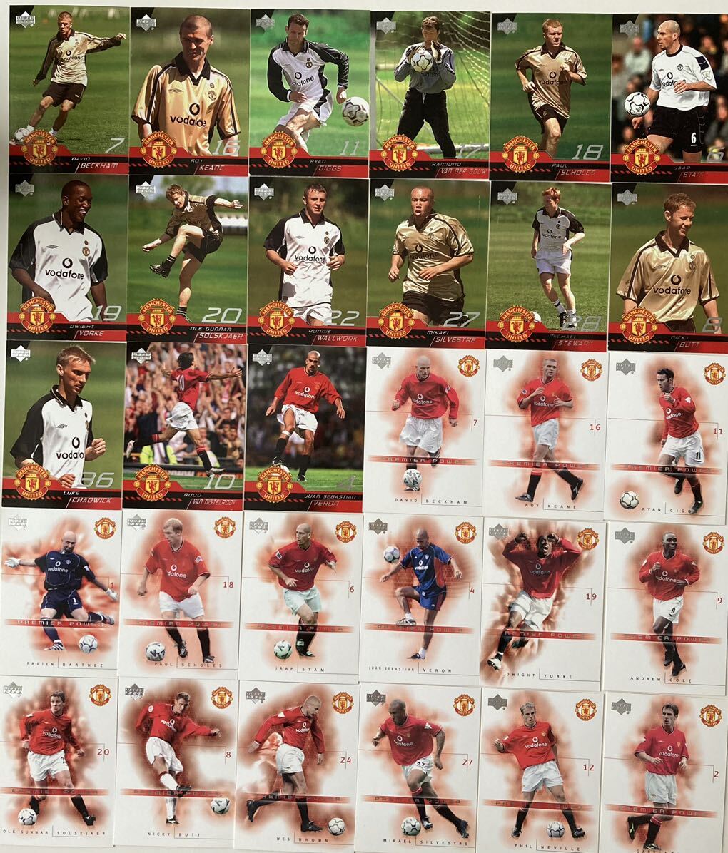 upper deck 2001-2002 Manchester United トレーディングカード 135枚の画像2