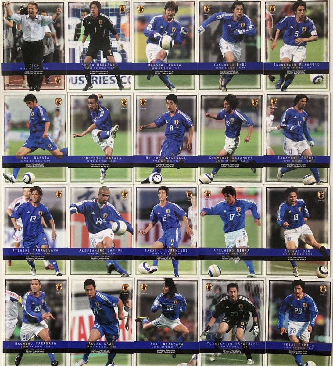 サッカー日本代表　2006年　トレーディングカード　レギュラー31枚_画像1