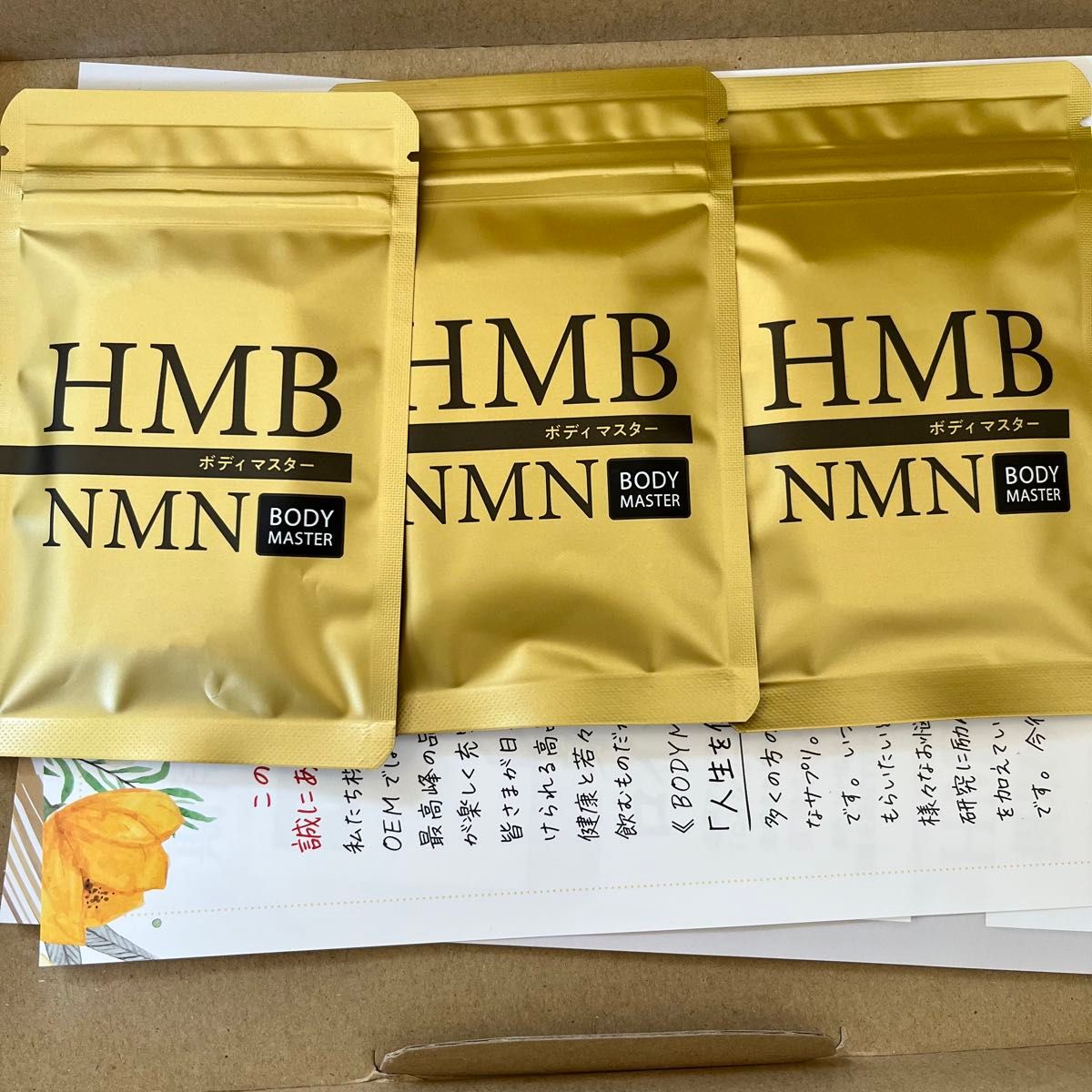 【お値下げ不可】BODY MASTER ボディマスター　HMB / NMN 3セット