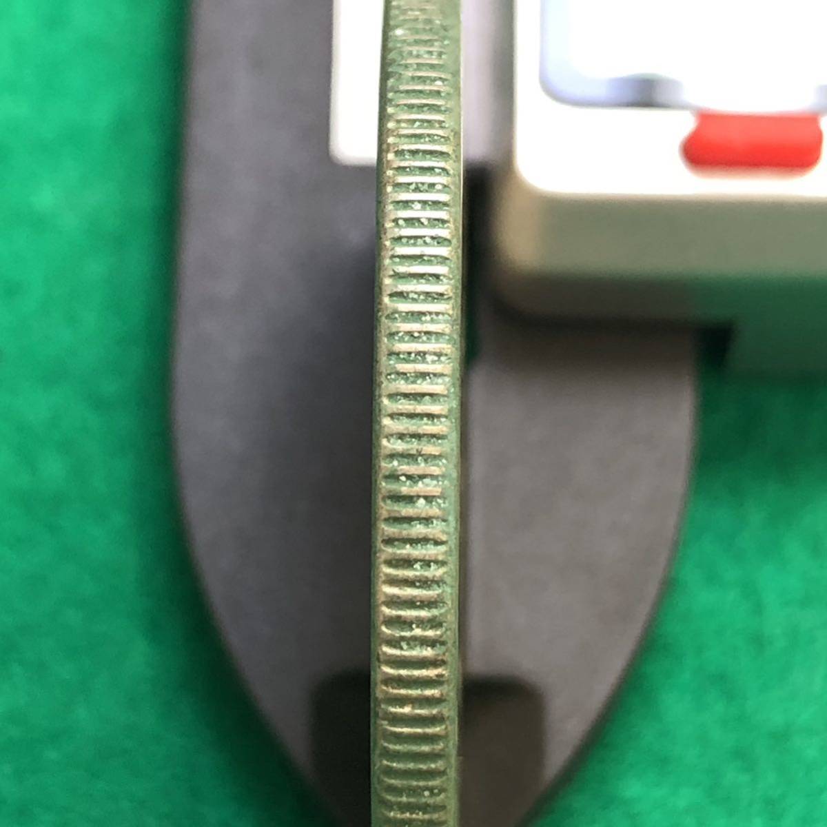 3/3 2 旧家放出品　貿易銀　銀貨　明治九年　　重さ約27.2g 直径約38.8mm_画像8