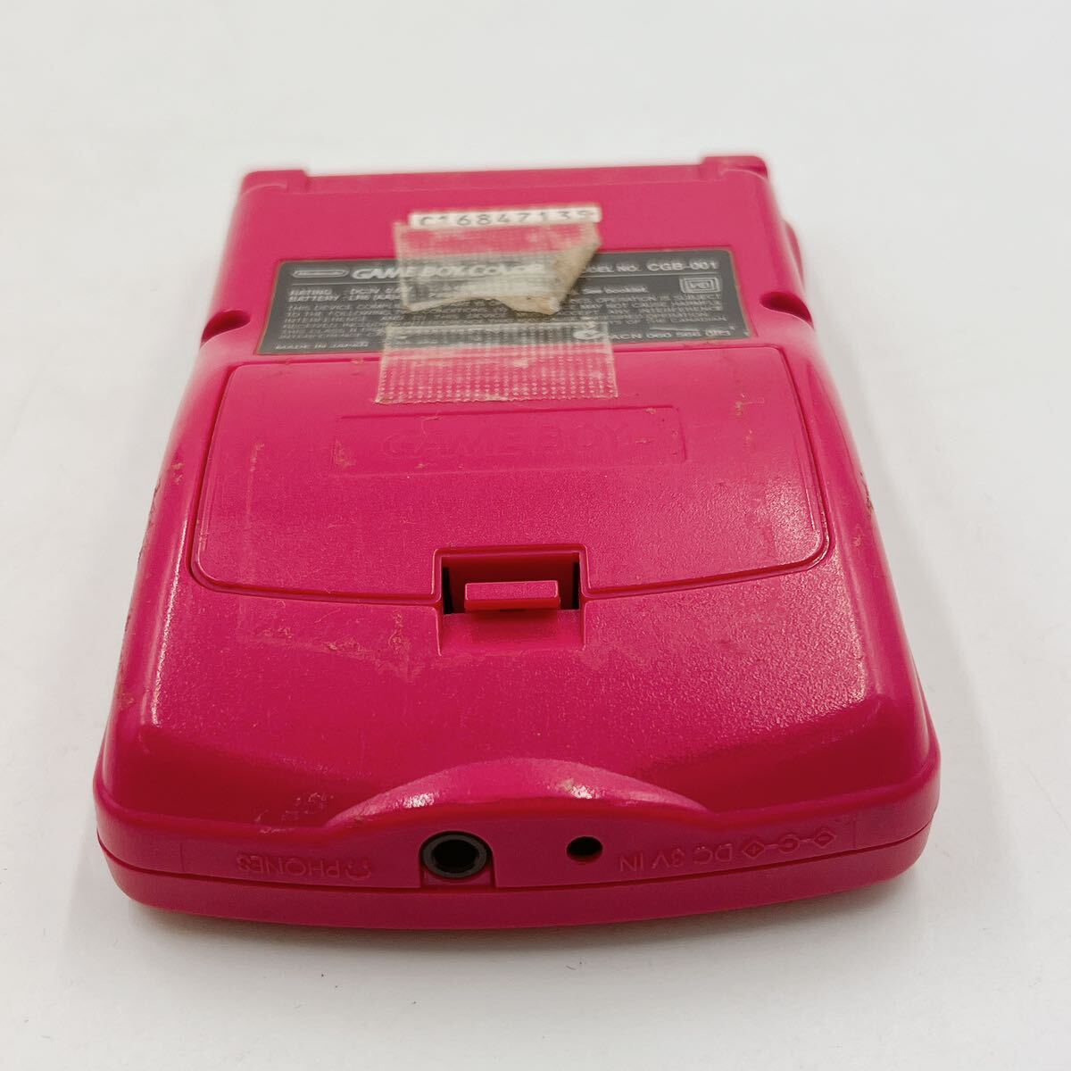 3AB94 任天堂 ゲームボーイカラー 本体 レッド GAME BOY COLOR GBC GB CGB-001 通電のみ確認済み_画像8