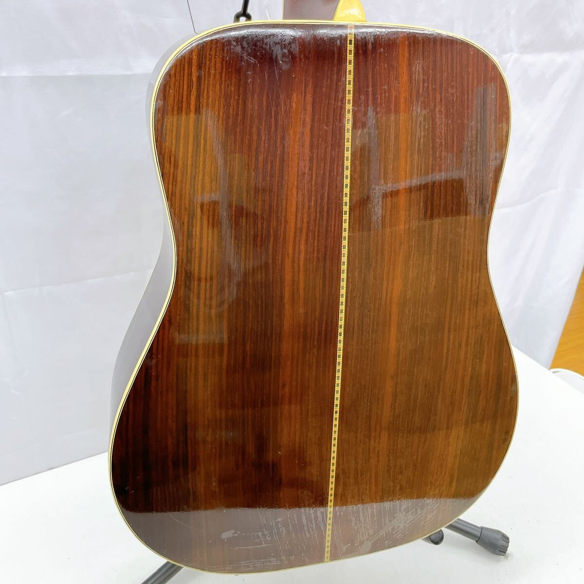 3AA182 Morris モーリス W-28 アコースティックギター 1975年製 弦楽器 アコギ 中古 現状品 動作未確認の画像4