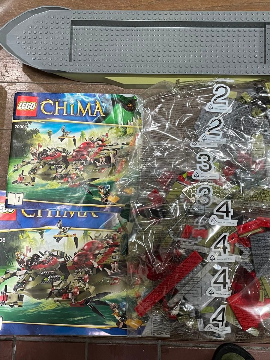 LEGO レゴ チーマ クラッガーのコマンド・シップ 70006 CHIMA ミニフィグ6体付