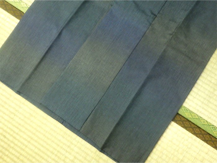 * long door garment coat bokashi blue green series not yet have on guard processing beautiful goods silk *m155