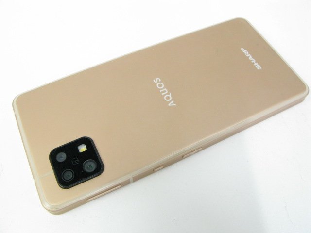 SIMフリー 楽天モバイル AQUOS sense6 SH-RM19 ライトカッパー 【M2461】の画像2