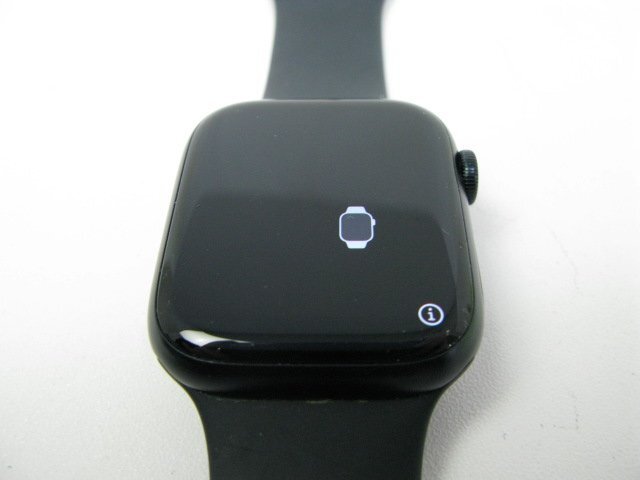 AppleWatch Series8 45mm 32GB GPS MNP83J/A ミッドナイトアルミニウム【R6286】_画像3