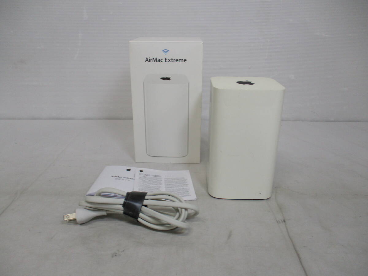 △【動作未確認】Apple アップル AirMac Extreme 802.11ac A1521 通信 インターネット ネットワーク 無線 ルーター Wi-Fi(31-6-7)の画像1
