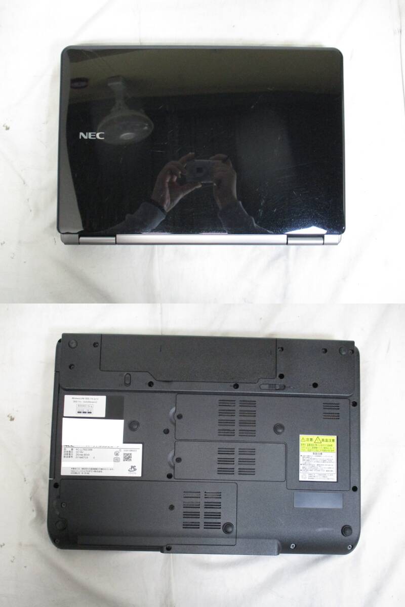 ◎◎【難あり】NEC 日本電気 LaVie LL750/C PC-LL750CS6B Windows7 Home Premium 4GB Core i5 15.6インチ/型 ノートパソコン PC(17-6-5)_画像5