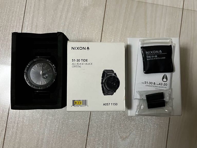 [美中古] 定価６万以上 ニクソン NIXON 51-30 TIDE 腕時計 A057-1150 スイス製 Swiss Made 本格ダイバーズウォッチ 電池交換済み の画像8