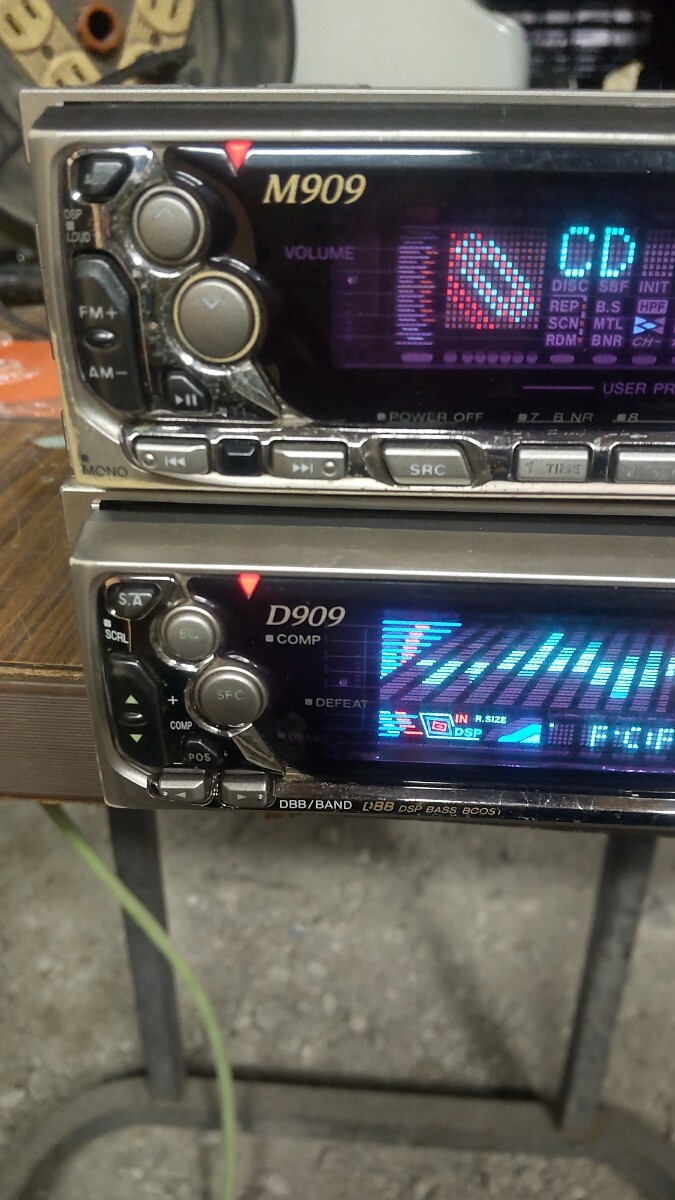 KENWOOD　M909　D909　CD　MD　1DIN　オーディオ　旧車等　919_画像6