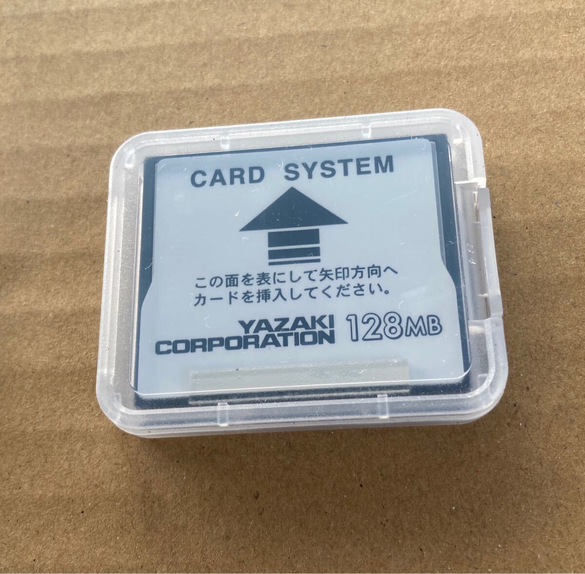 送料無料 新品 矢崎 デジタルタコグラフ CF カード YAZAKI 128MB ラスト1枚！の画像1
