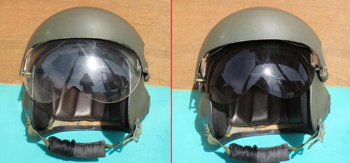 * Air Force (AIR FORCE)??? helmet COLOR olive gong b secondhand goods *