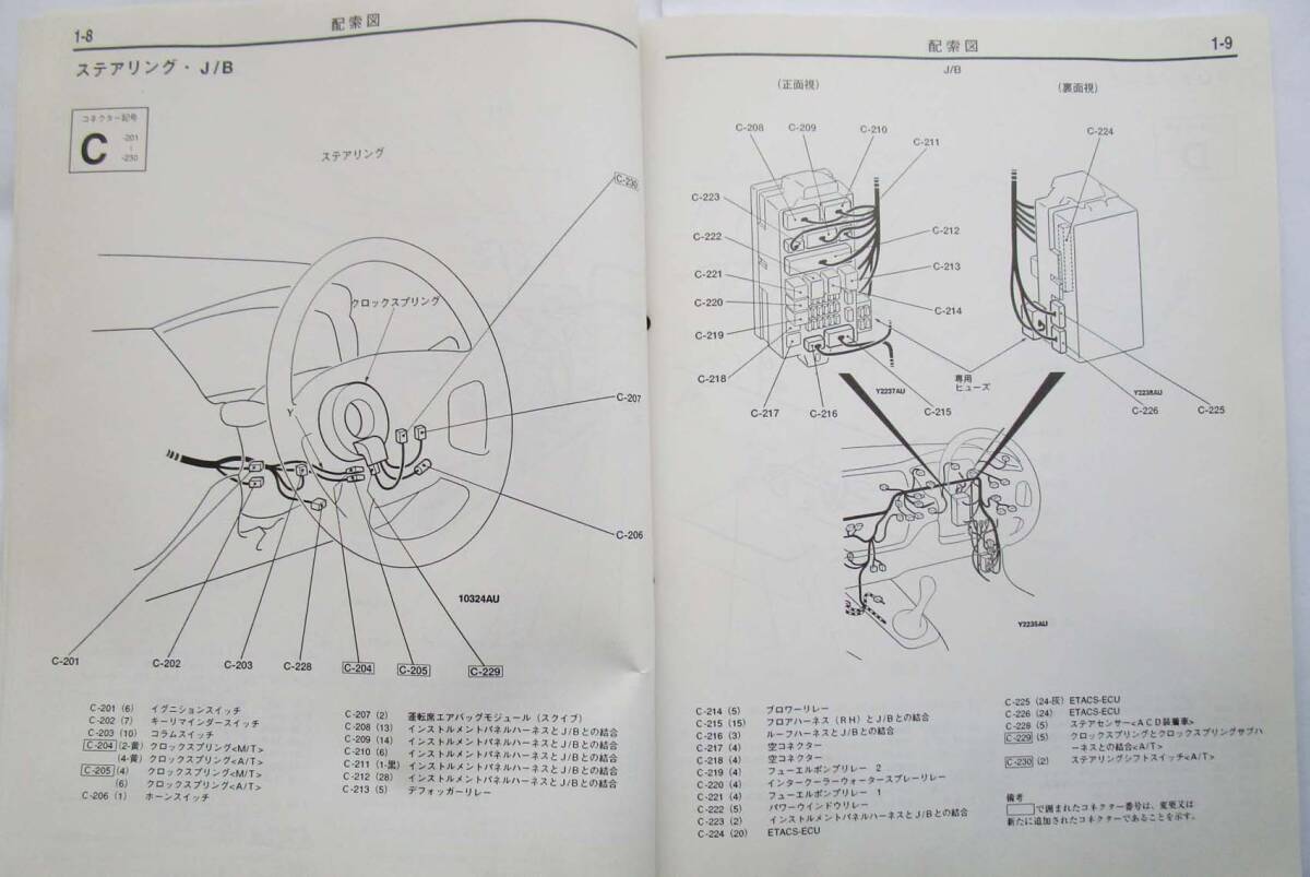  〇即決 三菱 電気配線図集 ランサー エボリューション‐Ⅶ(7) GH-CT9A 追補版’02-1 No.1036K75 〇の画像6