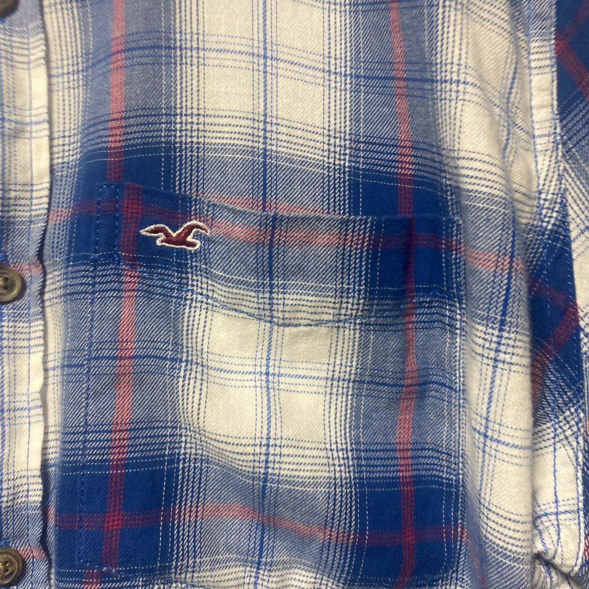 HOLLISTERホリスター　チェックシャツ　XL_画像3