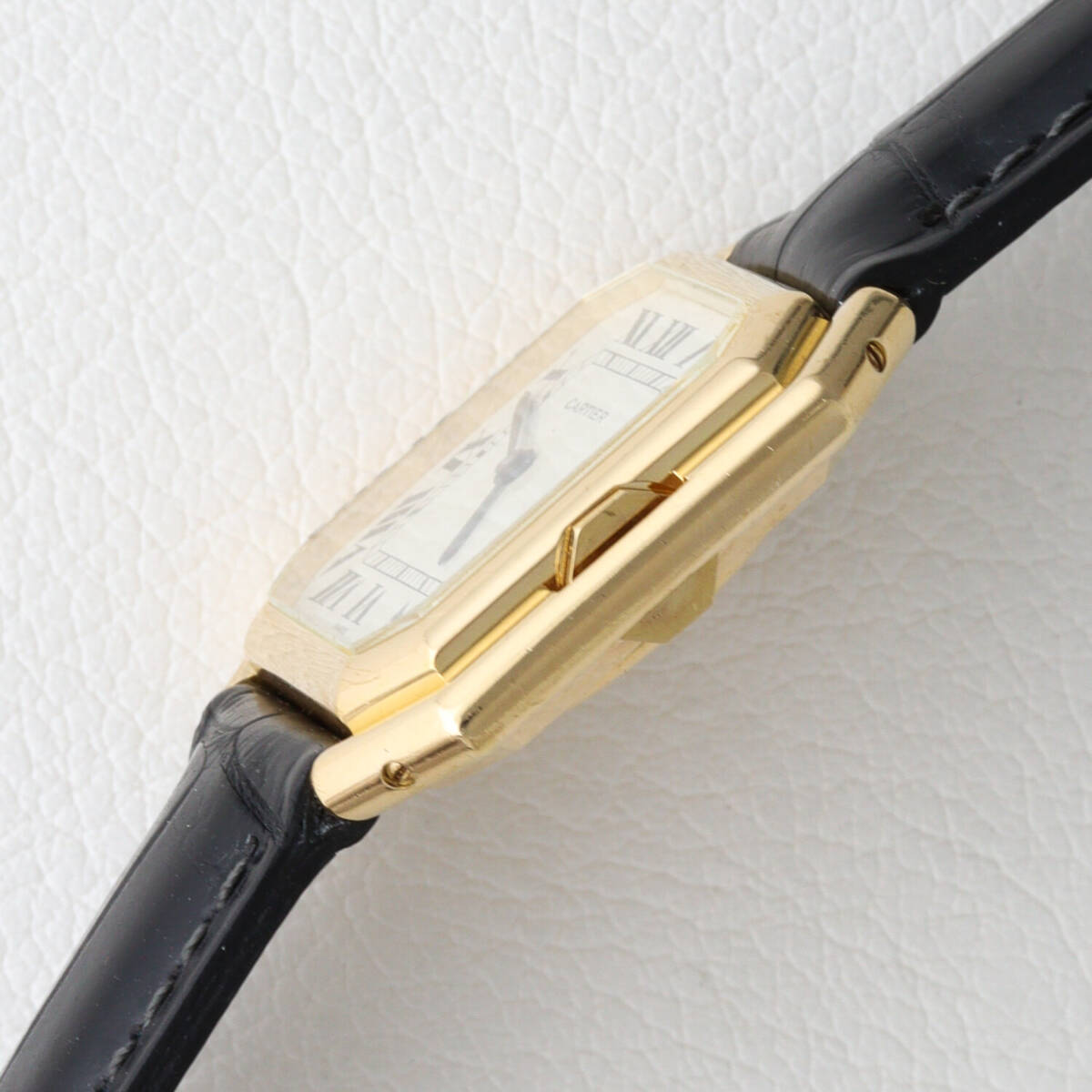  Cartier celtuce -ruXL PARIS self-winding watch ref.17001 Vintage Louis Cartier wristwatch double line 
