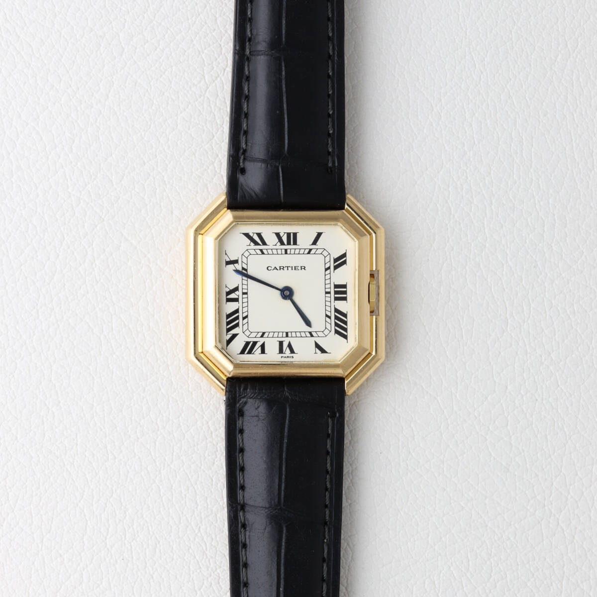  Cartier celtuce -ruXL PARIS self-winding watch ref.17001 Vintage Louis Cartier wristwatch double line 