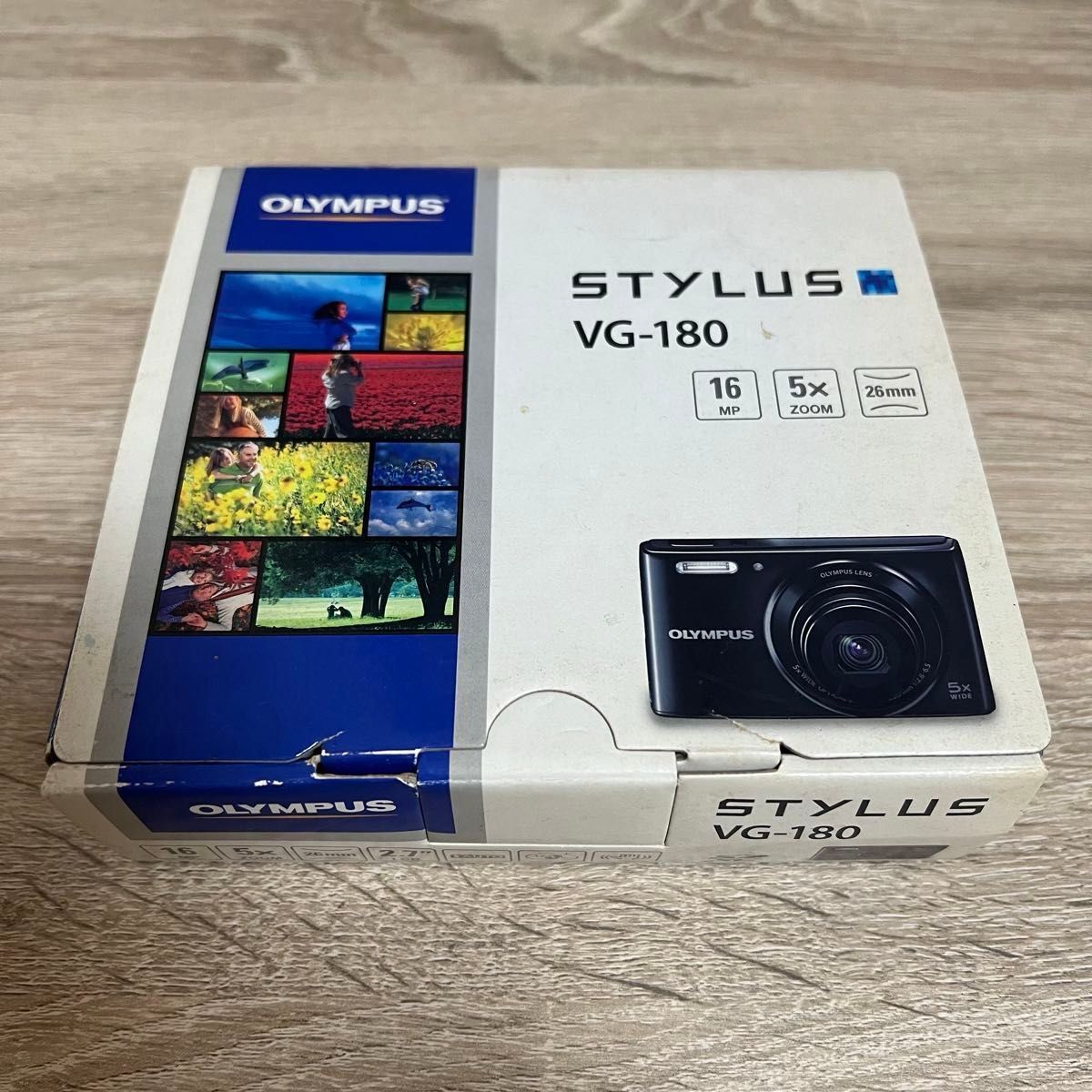 オリンパス コンパクトデジタルカメラ STYLUS VGー180 レッド 小型