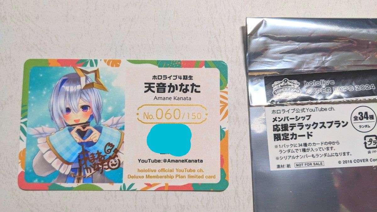 ホロライブ expo2024 メンバーシップ応援デラックスプラン 限定 ホロライブ expo2024 メンバーシップ応援デラックスプラン 限定