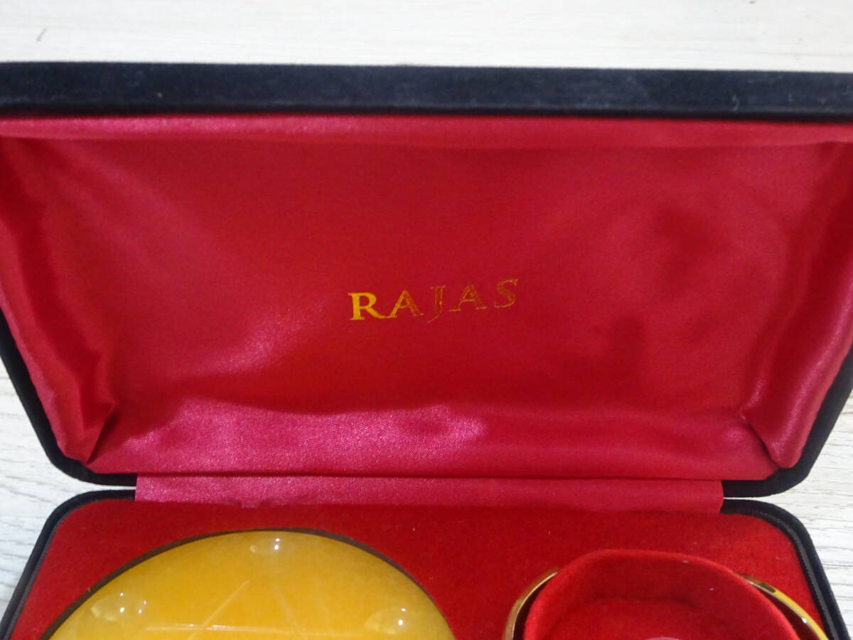 ★美品 新リンパ療法・RAJAS ラジャスリング・六芒星台座・水晶 専用ケース・元箱付き★_画像8