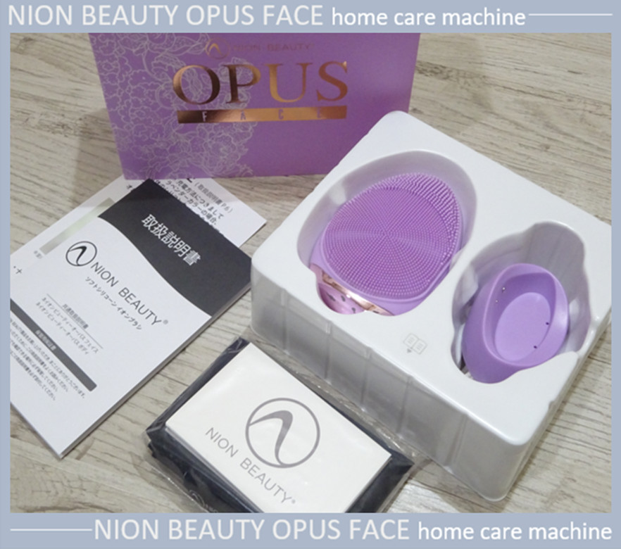 ★ネイオンビューティー/NION BEAUTY オーパス フェイス クレンジング＆エイジングケア シリコーン製ブラシ スキンケア美顔器 エステ美容器_画像1