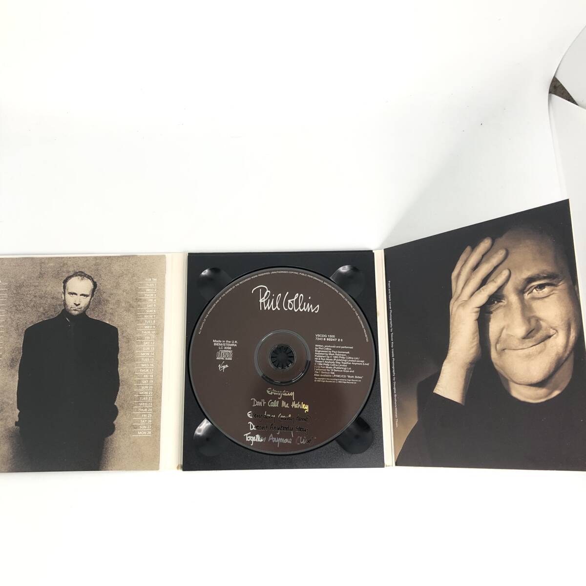 UK盤 中古CD カレンダー付き Phil Collins Everyday フィル・コリンズ エヴリデイ Virgin VSCDG1505 個人所有 B_画像3