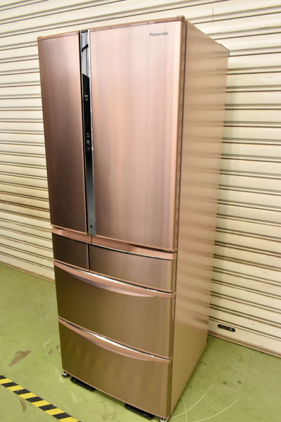 HL15 パナソニック Panasonic 6ドア ノンフロン冷凍冷蔵庫 NR-F556XV-SR 552L 103kg 2012年製