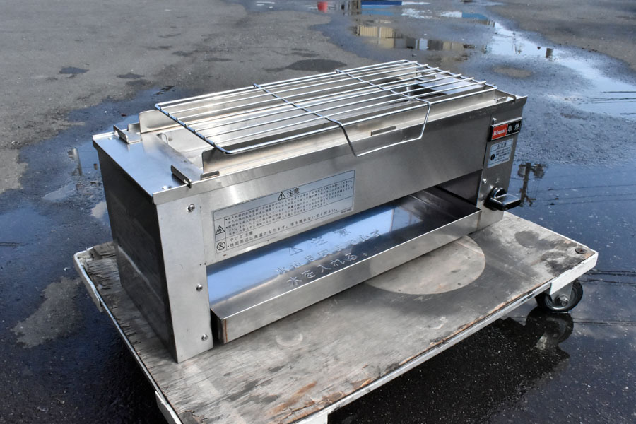 O032N 美品 リンナイ Rinnai 業務用 ガス赤外線グリラー 串焼き台 焼物器 RGK-61D LPガス LPG プロパンガス 厨房機器