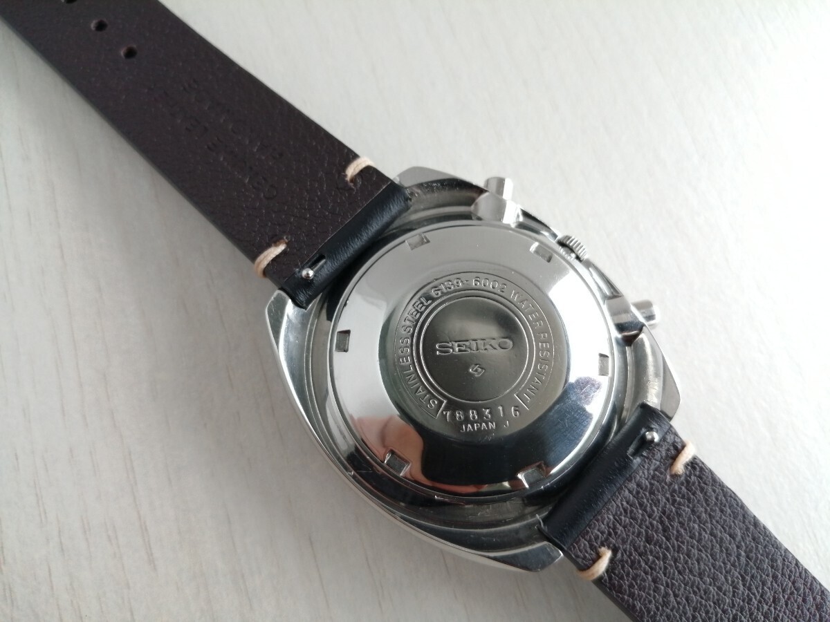 OH済みSEIKOセイコーCHRONOGRAPH6139-6002スピードタイマー_画像10