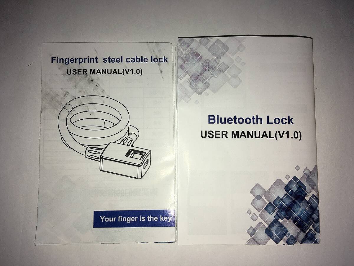 盗難防止 Bluetooth指紋認証 スマートロック 未使用品の画像5