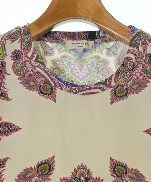 ETRO T-shirt * cut and sewn lady's Etro used old clothes 