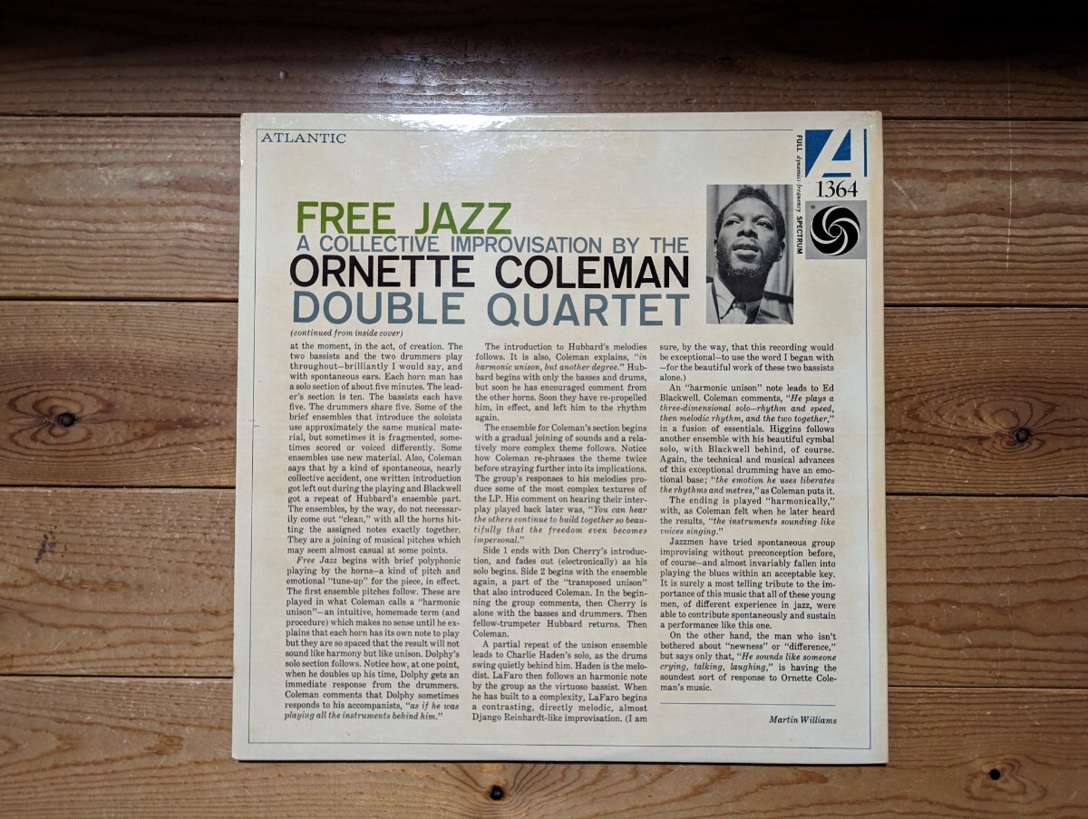 US Atlantic赤緑/ SD 1364/ Ornette Coleman / Free Jazz/ 窓枠/ オーネット・コールマン /Eric Dolphy /フリー・ジャズ_画像3