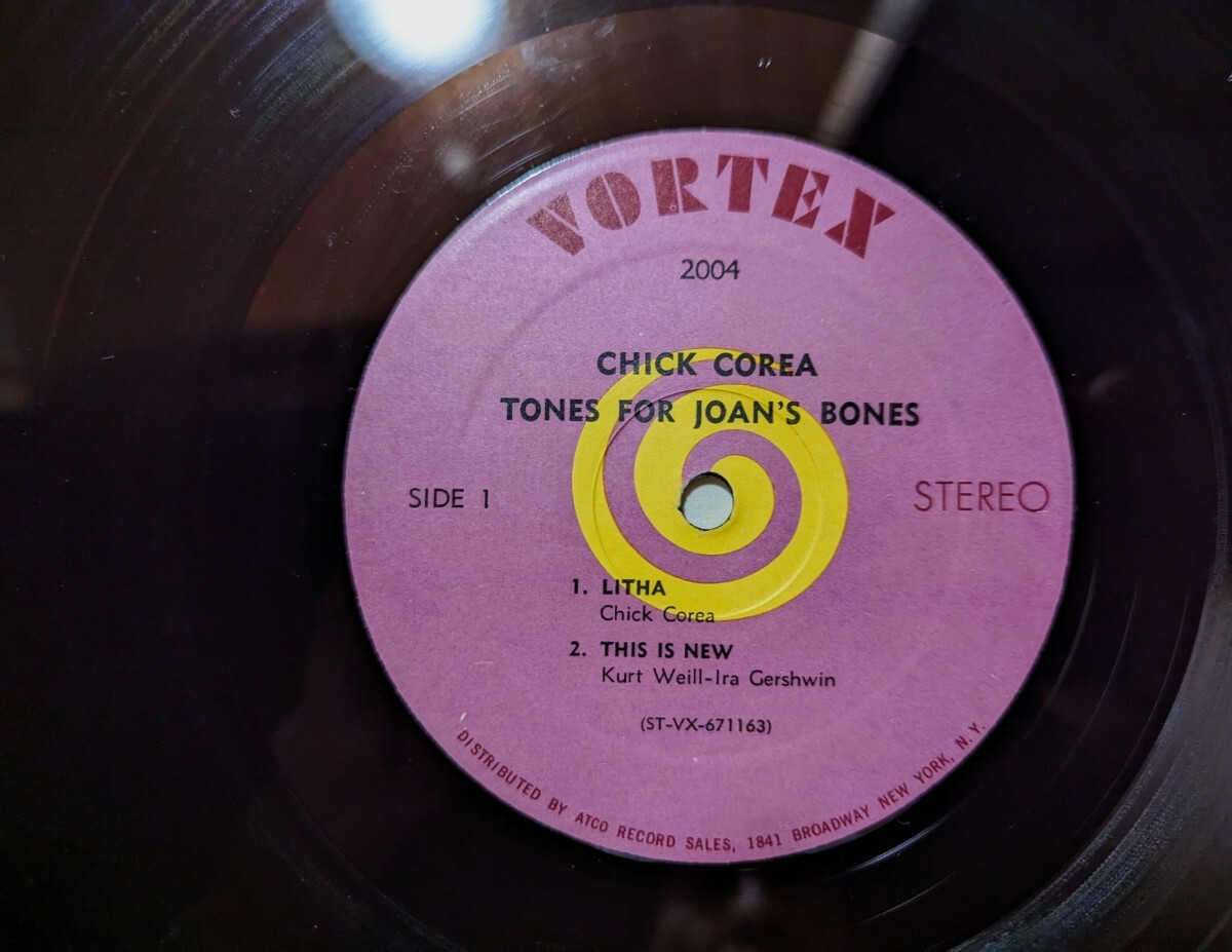 米・VORTEX/CHICK COREA/TONES FOR JOAN'S BONES/VORTEX SD 2004/チック・コリア_画像4