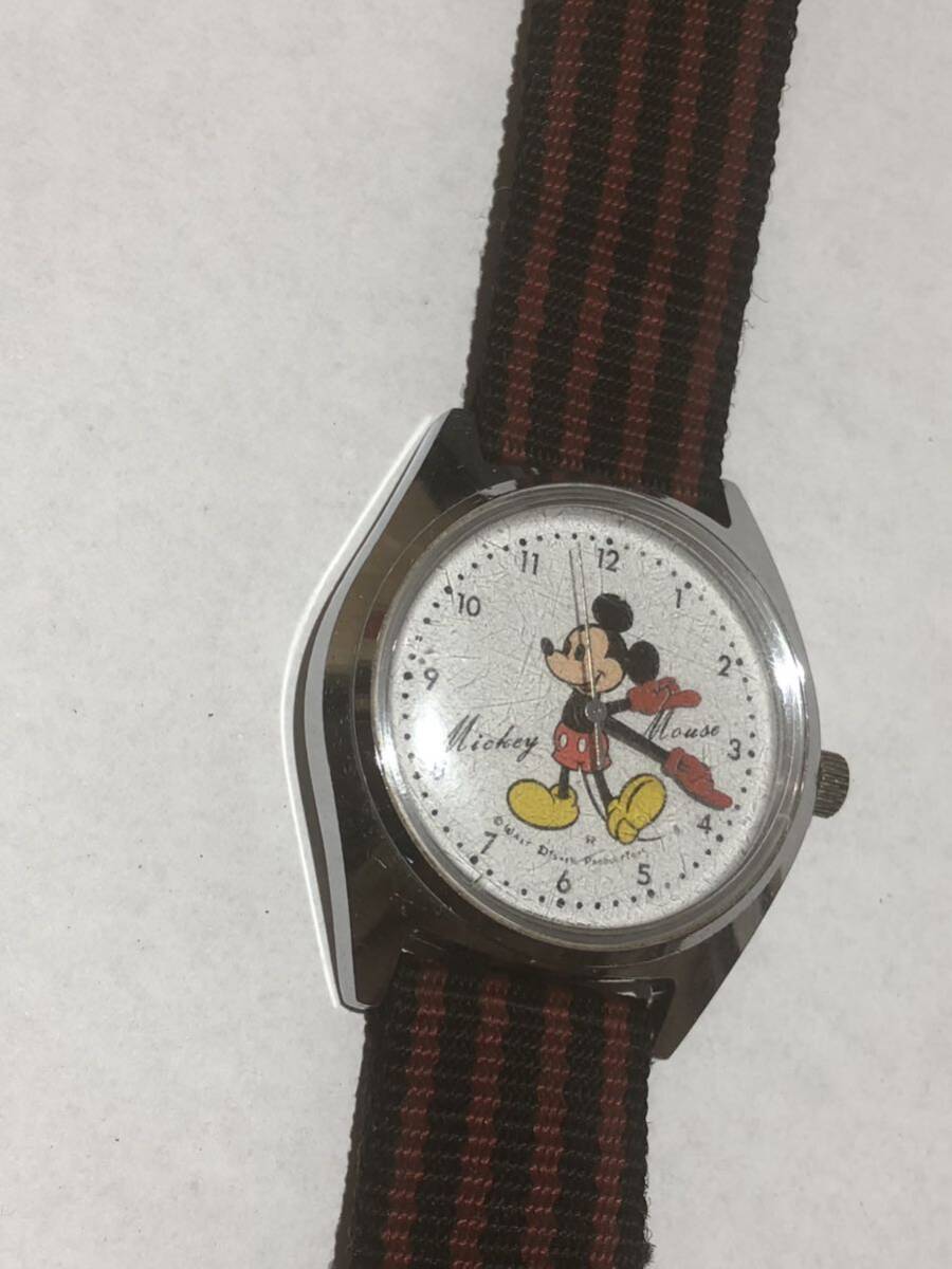 SEIKO 腕時計 手巻き ミッキーマウス アンティーク 5000-7000 レトロ の画像2