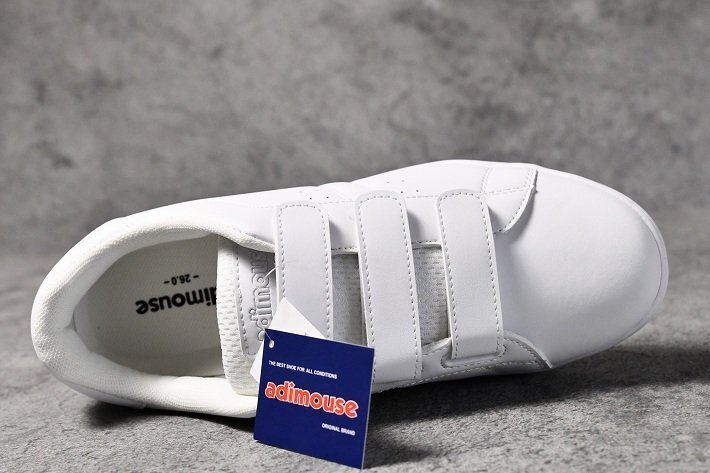 Adimouse スニーカー シューズ 靴 メンズ スポーツシューズ ランニングシューズ ウォーキング 1608 ホワイト/ホワイト 26.0cm / 新品_画像3