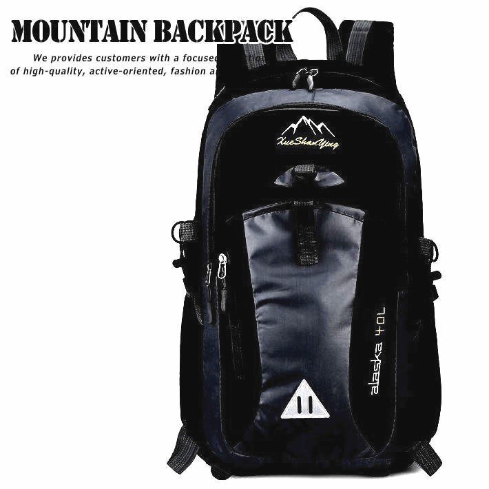 リュック メンズ レディース 防水 スポーツ 軽量 リュックサック 32L アウトドア キャンプ ジム 登山 散歩 7988248 ブラック 新品_画像1