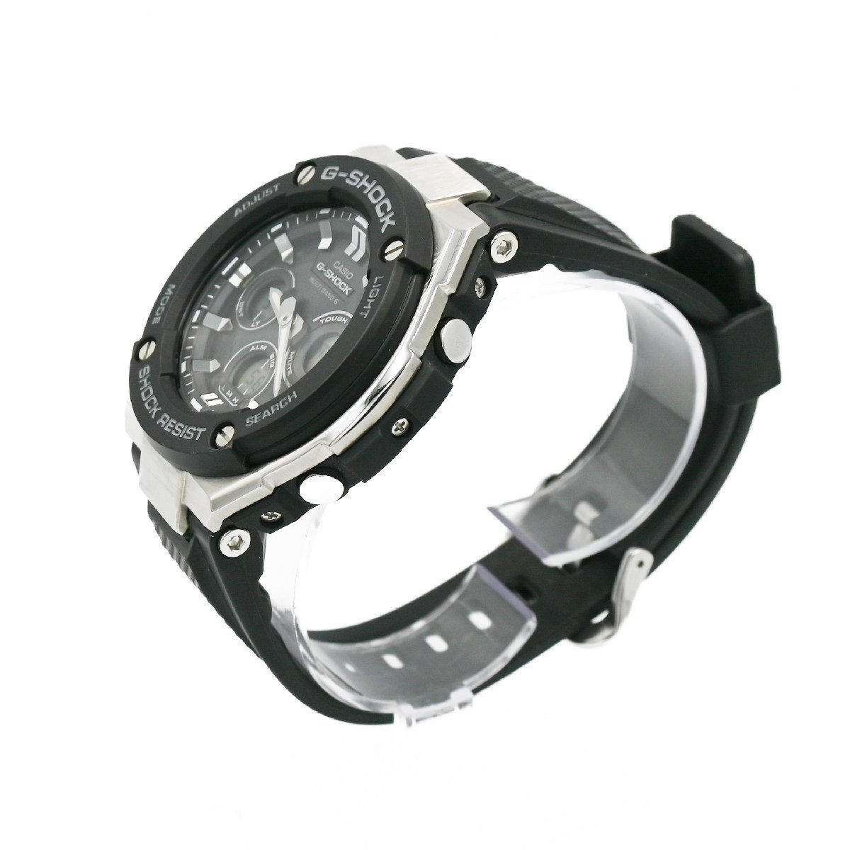 1円 稼働 美品 箱/保証書付 CASIO カシオ G-SHOCK Gショック GST-W300 Gスチール G-STEEL タフソーラー QZ クオーツ 腕時計 239520240326_画像2