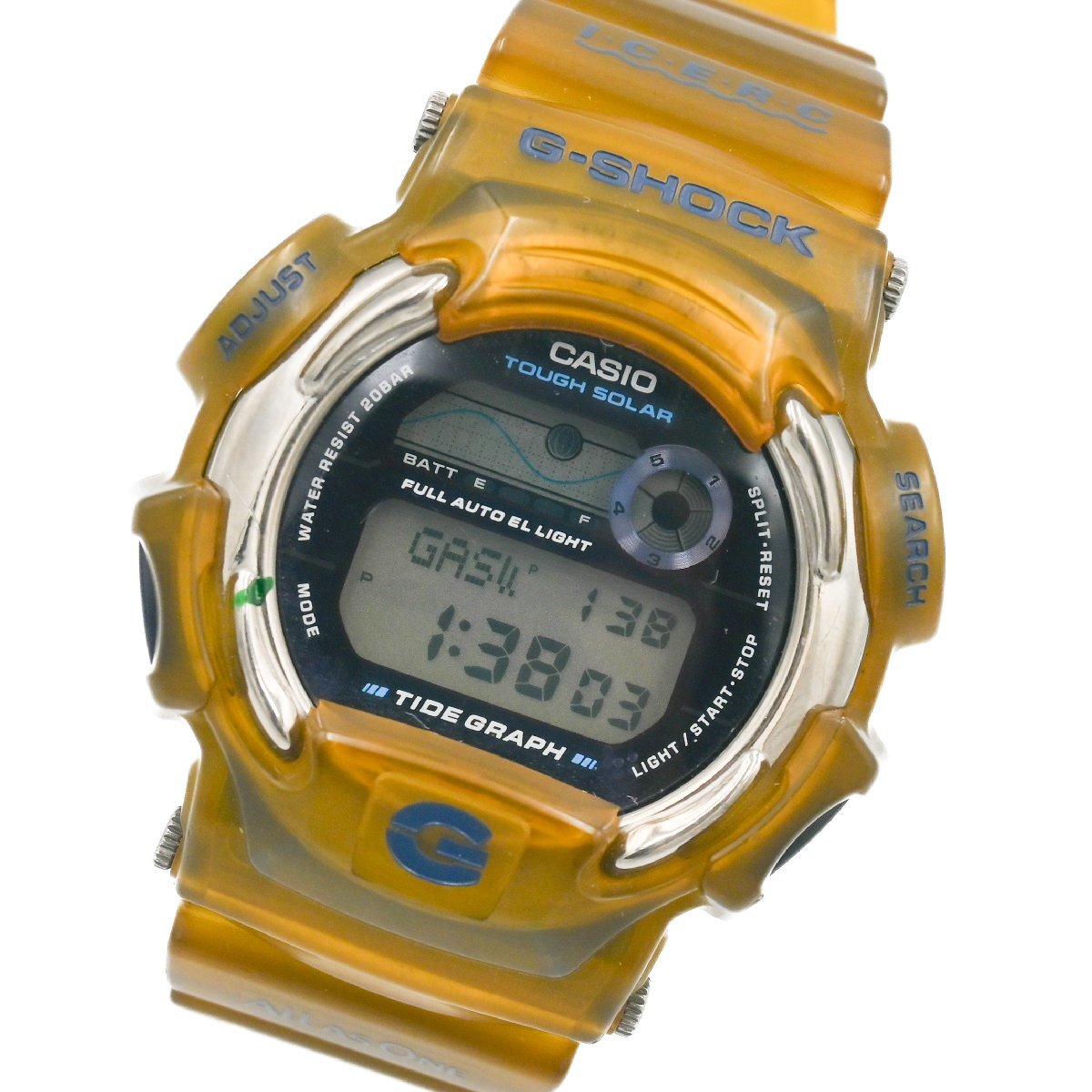1円 稼働 CASIO カシオ G-SHOCK Gショック DW-9700K イルカクジラ会議モデル QZ クオーツ デジタル SS 腕時計 メンズ 正規品 13220240213_画像1