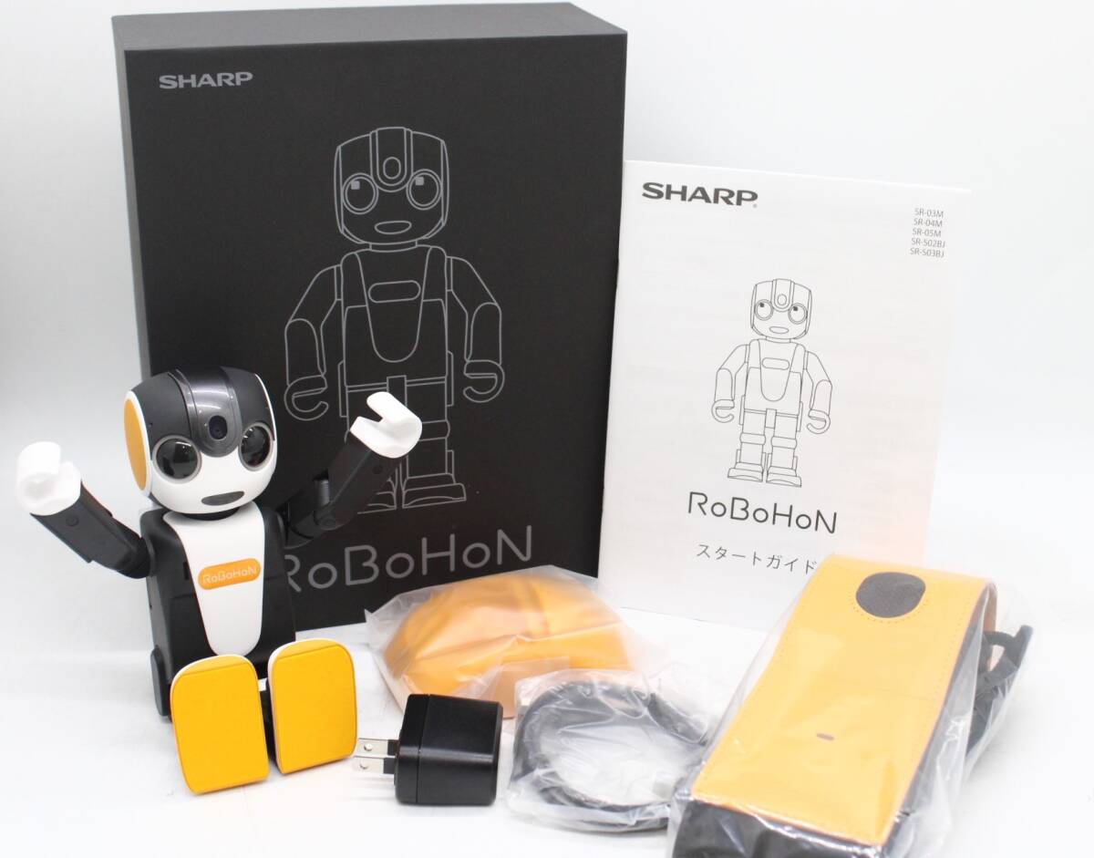 Yahoo!オークション - 良品 シャープ ロボホン SR-03M-Y Yahoo!オークション - 良品 シャープ ロボホン SR-03M-Y