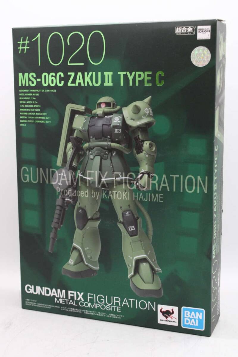 未使用 バンダイ GUNDAM FIX FIGURATION METAL COMPOSITE MS-06C ザクII C型 メタルコンポジット GFF ITUGTXDW7WZB-YR-Z23_画像1