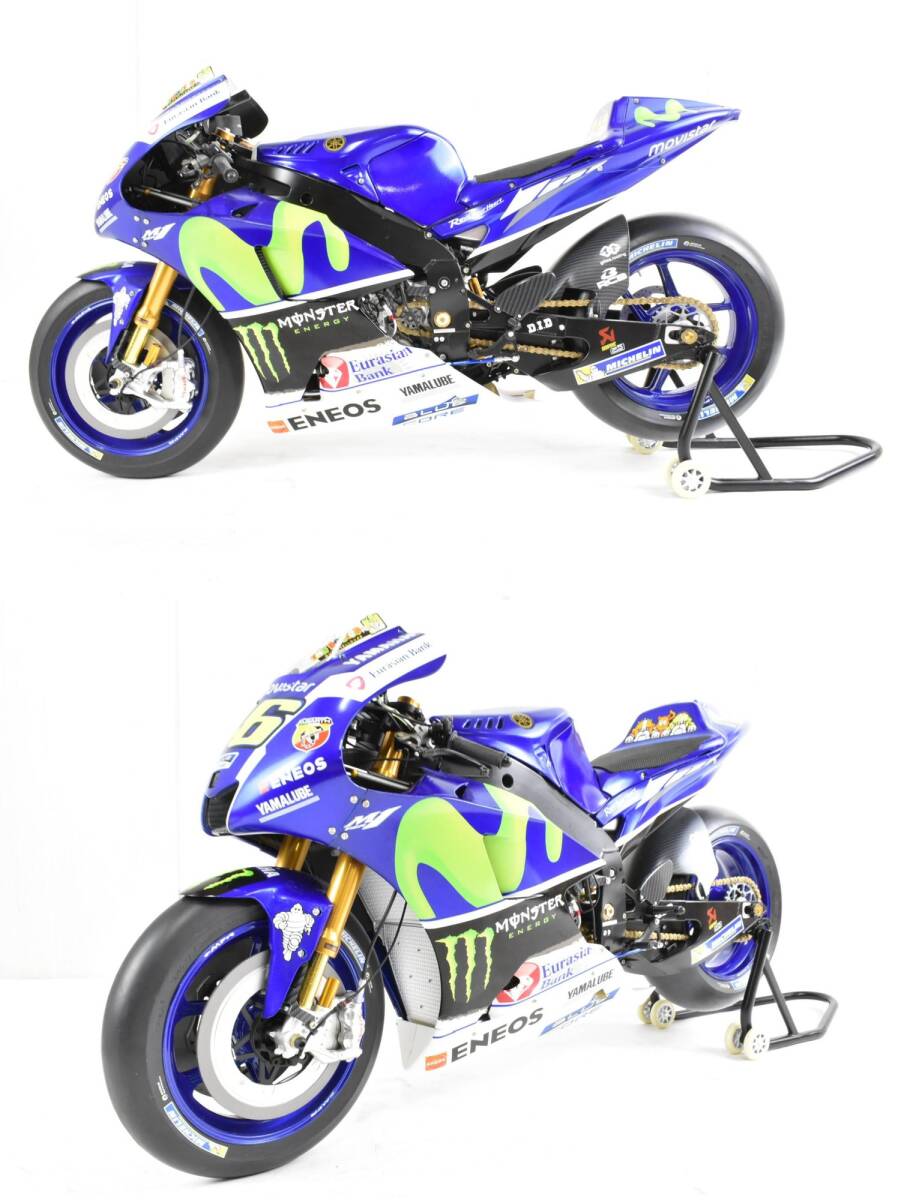 【当店直接引取り限定】現状品 完成品 デアゴスティーニ ヤマハ YZR-M1 バレンティーノ・ロッシ モデル バイク ITDUQGGJGVVC-Y-A55-byebye_画像3