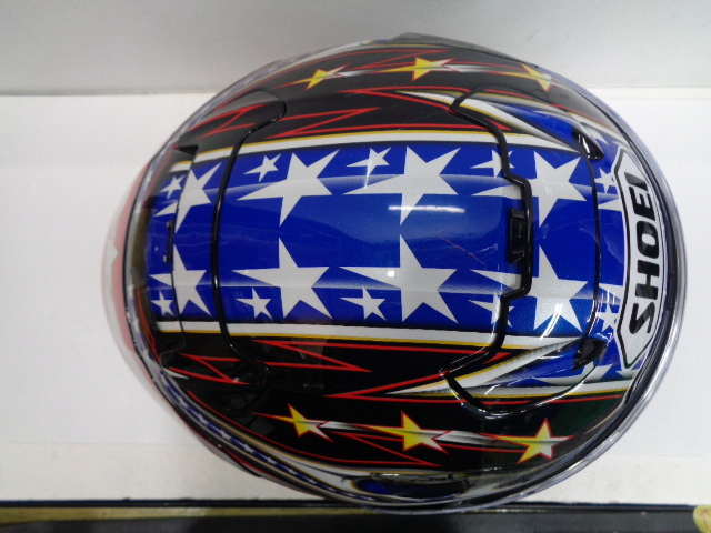 Lサイズ★SHOEI ショウエイ X-TWELVE X-12 GLORY グローリー フルフェイスヘルメット TC-2 (BLUE/BLACK)★2010年製造_画像8