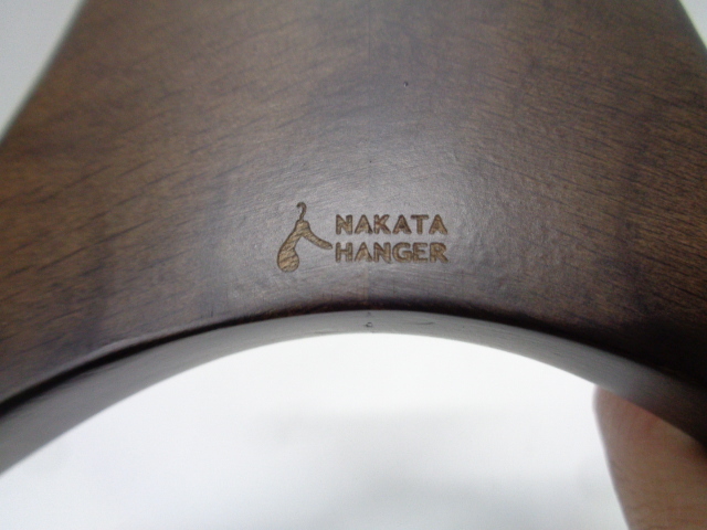 ■KADOYA(カドヤ) 木製ハンガー NAKATA HANGER■美品　レザージャケットハンガー_画像4