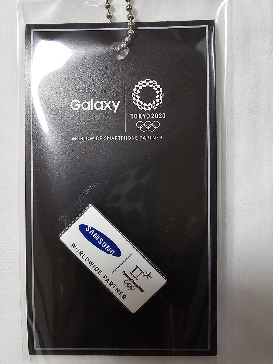 SAMSUNG Galaxy 東京オリンピック　Tシャツ&ピンバッジB　ピョンヤン　新品未使用_画像2