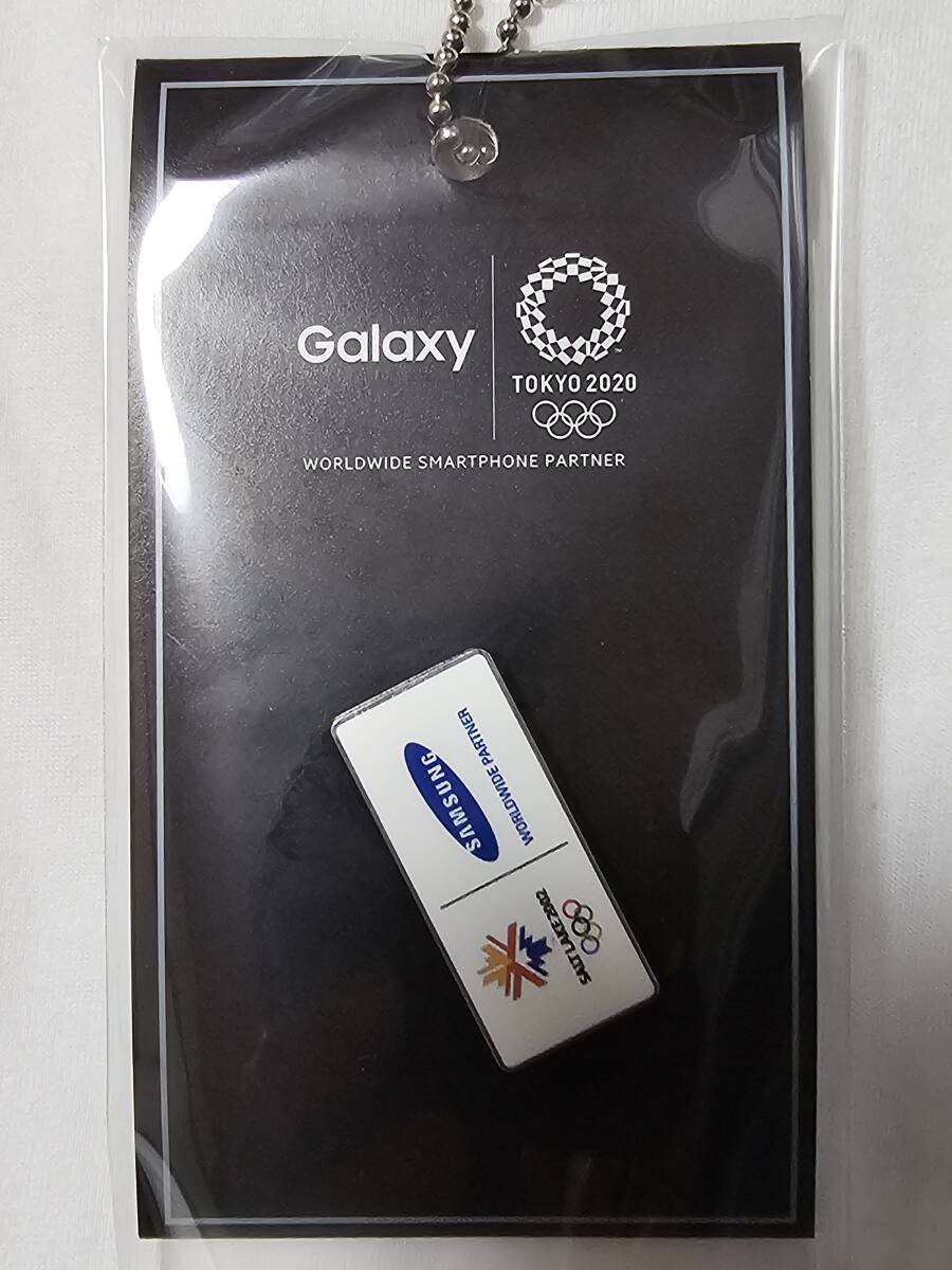 SAMSUNG Galaxy 東京オリンピック Tシャツ&ピンバッジC ソルトレーク 新品未使用の画像2